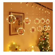 Cascata c/ 10 figuras natalinas color em anel Cascata c/ 10 figuras natalinas color em anel