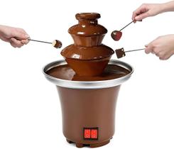 Cascata Cachoeira de Chocolate Profissional para Festas e Casamentos - Fonte Elétrica 110v e 220v Voltagem:110V