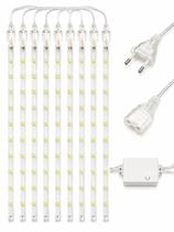 Cascata Chuva de Meteoro Branco Quente 192 Leds Dupla Face 30cm Bivolt 3M Cascata Chuva de Meteoro Branco Quente 192 Leds Dupla Face 30cm Bivolt 3M