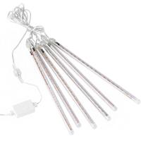 Cascata Chuva de Neve Natal 108 LEDs 8 Tubos Enfeite Natalino Pisca Pisca Decoraçao Queda Gelo Iluminaçao Cascata Chuva de Neve Natal 108 LEDs 8 Tubos Enfeite Natalino Pisca Pisca Decoraçao Queda Gelo Iluminaçao