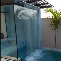 Cascata Chuveiro Tubular com Bicos de Saída 1 metro