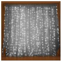 Cascata De Natal 520 LED Luz Branca 8 Funções 5x2m 220V