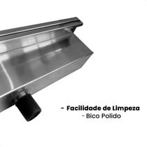 Cascata De Parede Embutir Lâmina 60cm Inteira Inox