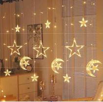 Cascata Estrela 138 LED Com 8 Funções 3,5 metros 110V Pisca Pisca Luzes de Natal Cascata Estrela 138 LED Com 8 Funções 3,5 metros 110V Pisca Pisca Luzes de Natal