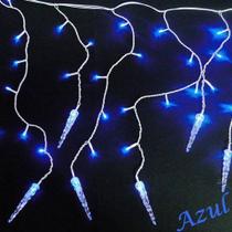 Cascata Luminosa Gotas Gelo 110v 100Leds Colorida 250 cm x 40 cm altura - COMMERCE BRASIL