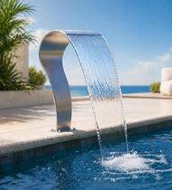 Cascata Naja Em Inox 304 Premium Com Engate Soft 80 X 29 Cm
