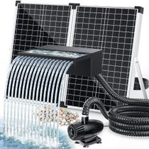 Cascata para lago POPOSOAP P5703S 70W em aço inoxidável com energia solar Cascata para lago POPOSOAP P5703S 70W em aço inoxidável com energia solar