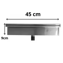 Cascata Para Piscina De Parede Embutir Lâmina 45cm Inteira Inox Cascata Para Piscina De Parede Embutir Lâmina 45cm Inteira Inox