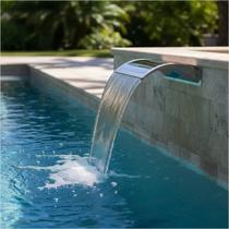 Cascata para Piscina De Parede Inox 50cm Sodramar Premium