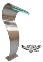 Cascata para Piscina Naja Media com LED - 80 cm - Condor Inox