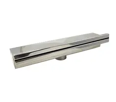 Cascata Parede Embutir Piscina 100% Inox Polido 40cm