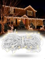 Cascata Pisca 400 Led Fixa Efeito Strobo 10metros Extensivel Cascata Pisca 400 Led Fixa Efeito Strobo 10metros Extensivel