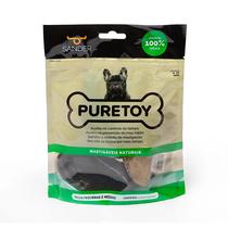 Casco Bovino Mordedor para cães 100% Natural - Kit com 3un - Puretoy