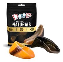 Casco Bovino P/ Cachorro Mordedor Mastigáveis Natural Doogs Amarelo