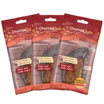 Casco Bovino Recheado Natural Petisco Churraspet Cachorro Cães - Amendoim 3Un