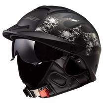 Casco de Moto Medio LS2 Rebellion Bones Casco de Moto Medio LS2 Rebellion Bones