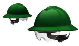 Casco de Segurança Milenium Class Full Brim Verde - Libus