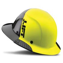 Casco de Seguridad LIFT SAFETY Dax con Visera de Fibra 50/50 Amarillo/Negro