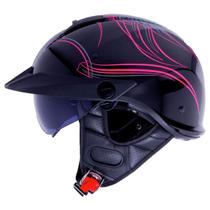 Casco Medio para Motocicleta LS2 Rebellion Ruedas y Alas 2XL