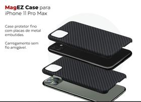 Case 11 Pro Max 6.5'' Pitaka MagEZ Preto/Cinza