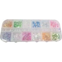 Case 12 Glitter Flocado Holográfico Pasteis Decoração Unhas Case 12 Glitter Flocado Holográfico Pasteis Decoração Unhas