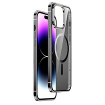 Case Aço + Acrílico Blindagem Compatível Para iPhone 14 Pro Max - CAIH Store