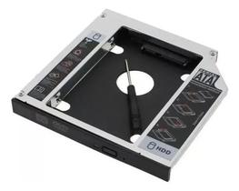Case Adaptador Caddy 2º Hd Ssd/dvd Para Notebook 12mm 12,7m Case Adaptador Caddy 2º Hd Ssd/dvd Para Notebook 12mm 12,7m