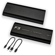 Case Adaptador de Metal HD M.2 NGFF/NVMe para Type-c/USB3.0 Case Adaptador de Metal HD M.2 NGFF/NVMe para Type-c/USB3.0