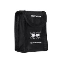 Case Antichamas para Bateria do DJI FPV Goggles V2 - Sunnylife Case Antichamas para Bateria do DJI FPV Goggles V2 - Sunnylife