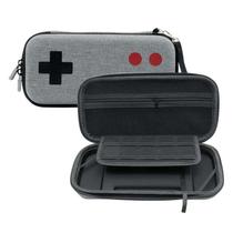 Case Bag Bolsa Estojo Viagem Proteção Nintendo Switch e Switch Oled Cinza Retro Case Bag Bolsa Estojo Viagem Proteção Nintendo Switch e Switch Oled Cinza Retro