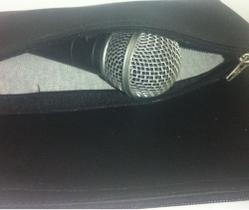 Case, bag , bolsa para microfono compativel sm 58 , leson ,shure