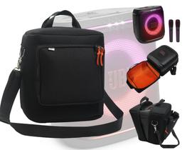 Case Bag Compatível C/ Partybox Encore 2 - Com Bolso P/ Microfone Impermeàvel