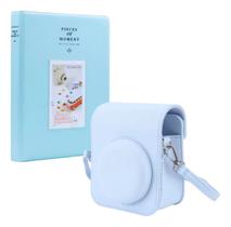 Case Bag Magnética C Alça Para Câmera Instax Mini 12 + Álbum Cor Rosa-claro Case Bag Magnética C Alça Para Câmera Instax Mini 12 + Álbum Cor Rosa-claro
