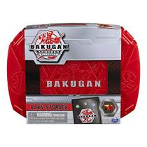 Case - Bakugan, Baku-Storage Case com Dragonoid Collectible Action Figure and Trading Card, Red