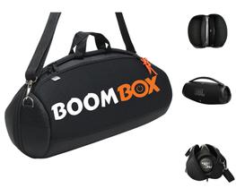 Case Bolsa Capa Para Som Boombox 1 2 3 C/ Bolso Alça Premium
