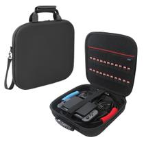 Case Bolsa Estojo De Viagem Capa De Proteção Para Nintendo Switch/OLED e Ring Fit Preta