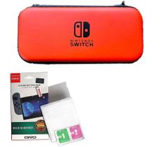 Case Bolsa Estojo Nintendo Switch + Película Vidro