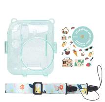 Case Brilho Glitter Para Instax Mini 12 Com Bolso - Verde Case Brilho Glitter Para Instax Mini 12 Com Bolso - Verde