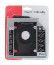 Case Caddy Gaveta Suporte Hd Notebook Gravador De Dvd 12,7mm - CONECT-X