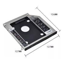 Case Caddy Gaveta Suporte Hd Notebook Gravador De Dvd 12,7mm