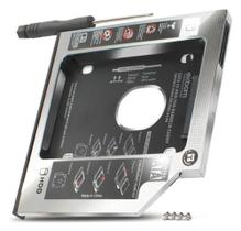 Case Caddy para Hd Ssd Sata Gaveta Dvd compatível com Notebook Drivers de 12,7mm - Kp-hd009 - Exbom Case Caddy para Hd Ssd Sata Gaveta Dvd compatível com Notebook Drivers de 12,7mm - Kp-hd009 - Exbom