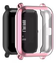 Case Capa 2Em1 Com Proteção Para Amazfit Gts 2Mini Rosa