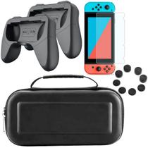 Case Capa + Adaptador Joy-con Switch + Pelicula + 4 Grip Case Capa + Adaptador Joy-con Switch + Pelicula + 4 Grip
