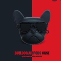 Case Capa Bulldog Fone De Ouvido Sem Fio Silicone 3D