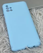 Case Capa Capinha A51 Samsung Galaxy Silicone Aveludado Proteção de Câmera