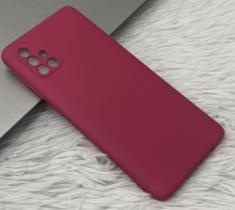 Case Capa Capinha A71/A72 Samsung Galaxy Silicone Aveludado Proteção de Câmera