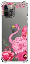 Case capa capinha anti impacto estampa de flamingo moto g5s