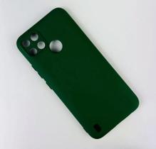 Case Capa Capinha C21Y Realme Silicone Aveludado Proteção de Câmera