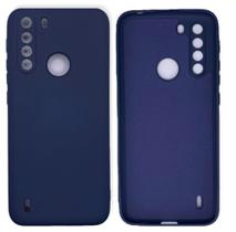 Case Capa Capinha Motorola One Fusion/One Fusion Plus Aveludada Proteção de Câmera