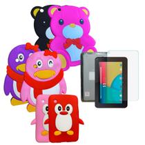 Case Capa Dupla infantil Personagem p/ Tablet M7 WIFI + Película - Commercedai